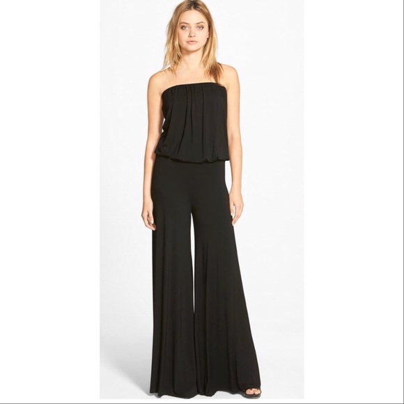 young fabulous and broke strapless jumpsuit